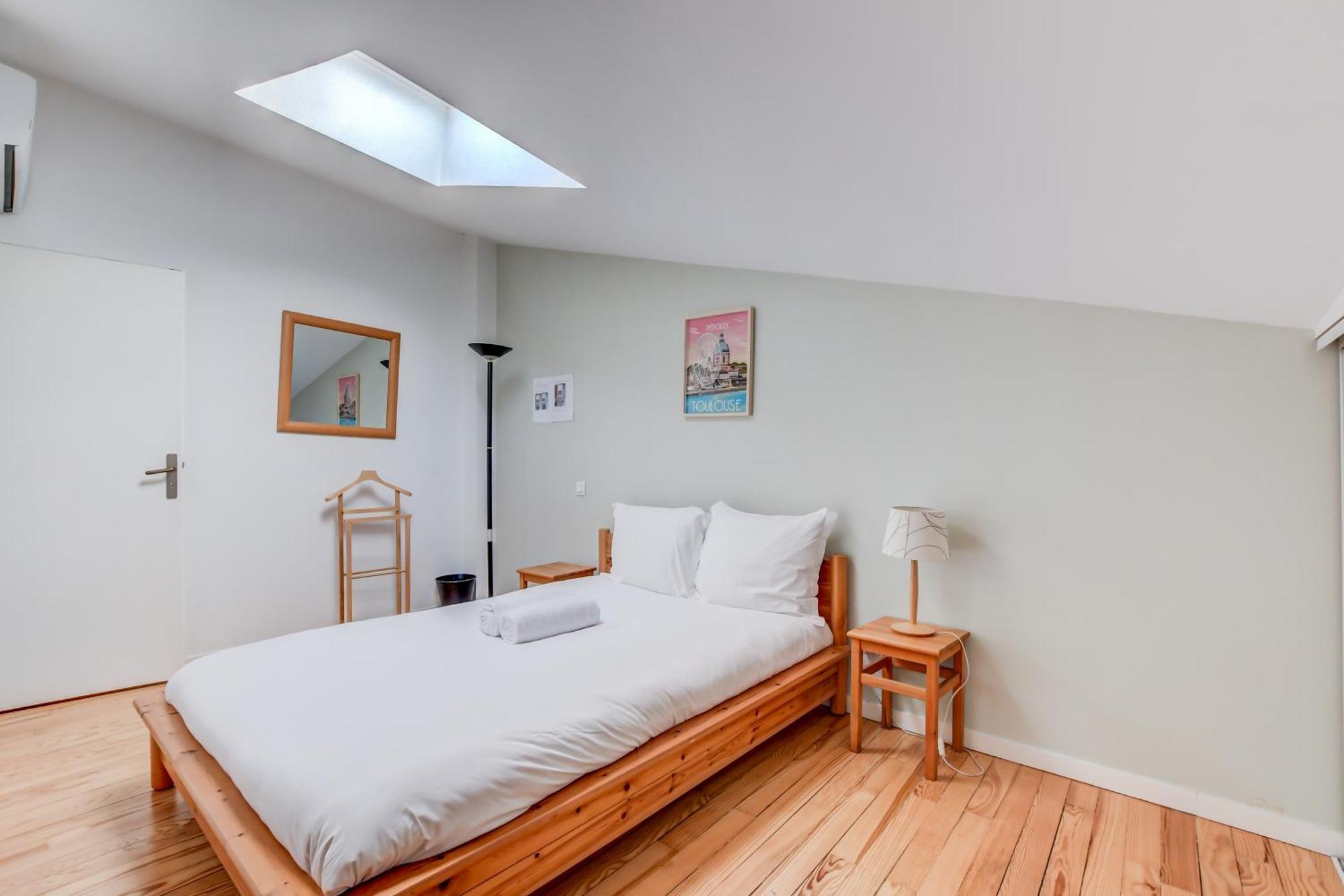 Duplex Tolosa - Pont-Neuf, Dome De La Grave, 2 Bdrs 85M2, Ac, Free Private Car Park - T3 85M2 Avec Clim, Parking Prive Gratuit Exterior foto