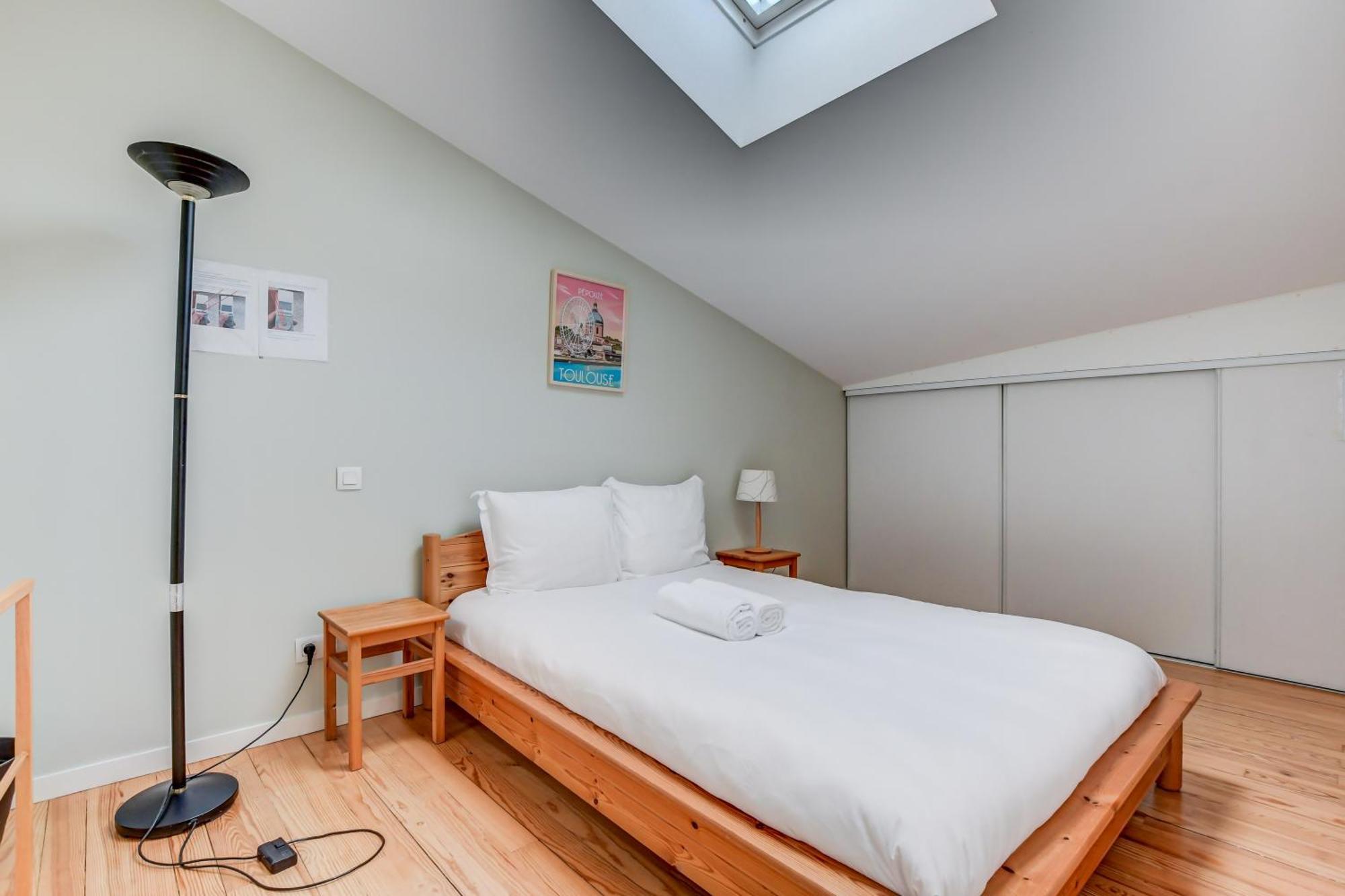 Duplex Tolosa - Pont-Neuf, Dome De La Grave, 2 Bdrs 85M2, Ac, Free Private Car Park - T3 85M2 Avec Clim, Parking Prive Gratuit Exterior foto