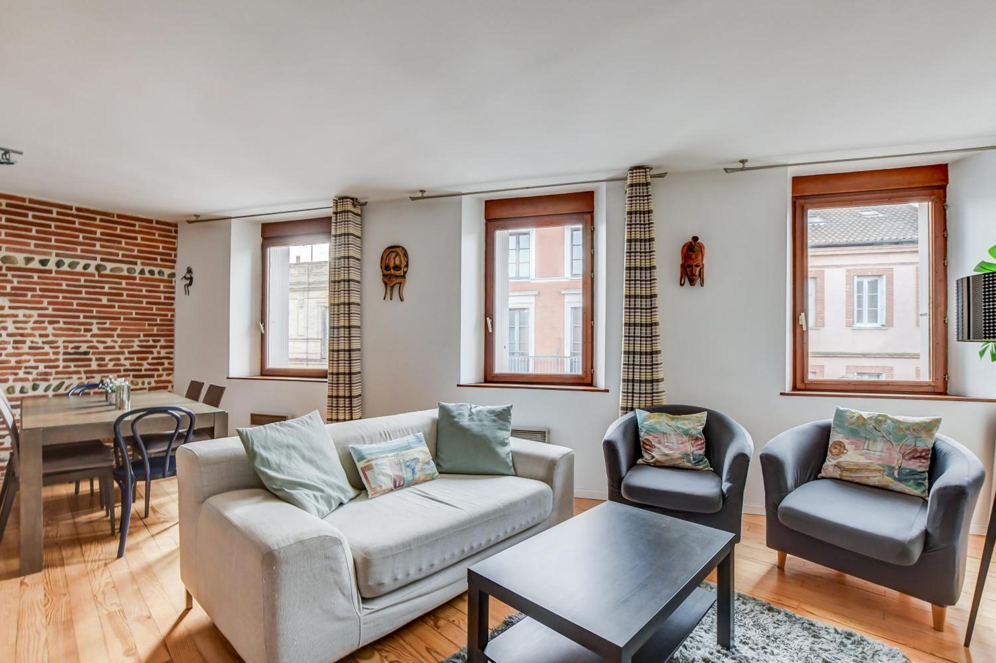 Duplex Tolosa - Pont-Neuf, Dome De La Grave, 2 Bdrs 85M2, Ac, Free Private Car Park - T3 85M2 Avec Clim, Parking Prive Gratuit Exterior foto