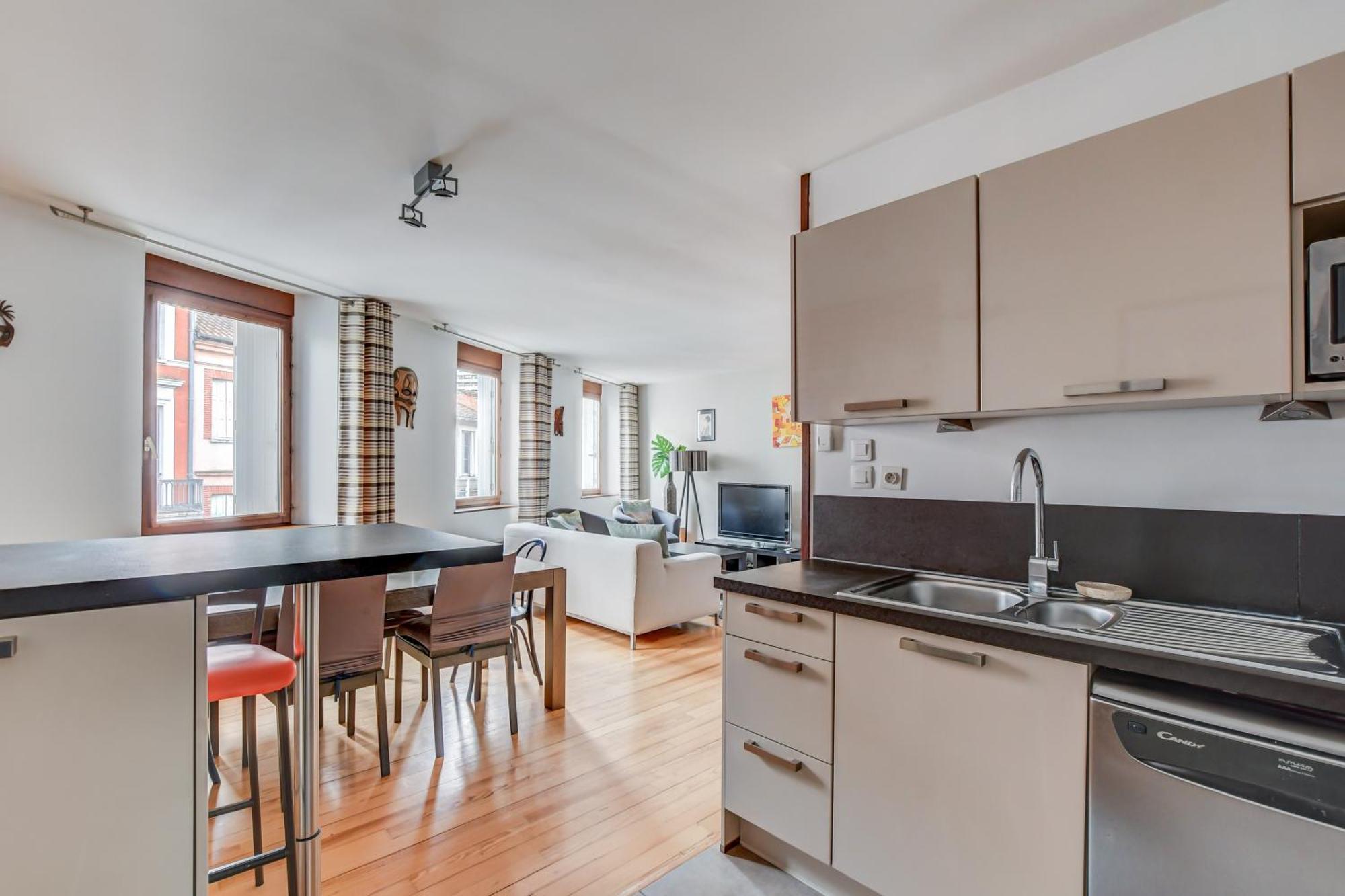 Duplex Tolosa - Pont-Neuf, Dome De La Grave, 2 Bdrs 85M2, Ac, Free Private Car Park - T3 85M2 Avec Clim, Parking Prive Gratuit Exterior foto
